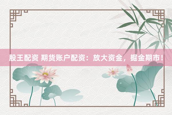 股王配资 期货账户配资：放大资金，掘金期市！