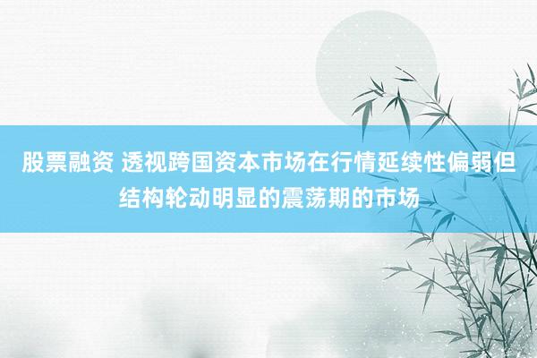 股票融资 透视跨国资本市场在行情延续性偏弱但结构轮动明显的震荡期的市场